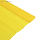 Бумага крепированная 50×200 см, в рулоне, 32 г/м², жёлтая - Фото 4