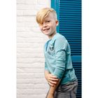 Джемпер для мальчика, рост 104 см, цвет светло-голубой 152-316-06 - Фото 1