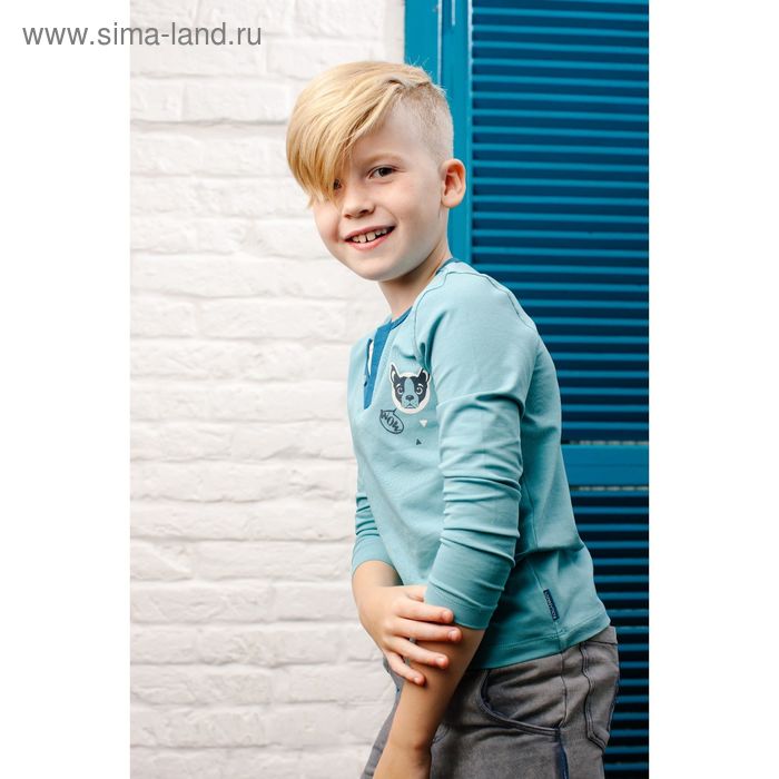 Джемпер для мальчика, рост 98 см, цвет светло-голубой 152-316-06 - Фото 1