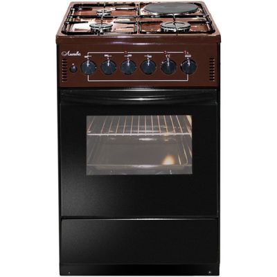 Плита "Лысьва" ЭГ 1/3г01-2у, комбинированная, 4 конфорки, 60 л, коричневая