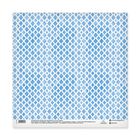 Бумага для скрапбукинга "Гжель", 30.5х30.5 см - Фото 3