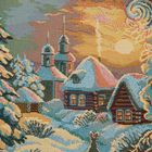 Салфетка "Зимняя сказка" 30 х 30 см, гобелен 95% п/э, 5% хл - Фото 2