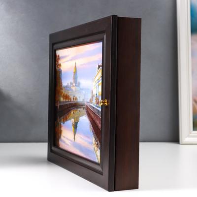 Ключница "Исаакиевский собор" 26х31 см венге