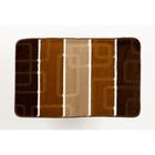 Коврик для ванной «Авангард», 50 х 80 см, цвет коричневый - Фото 1