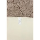 Коврик для ванной «Милена», 50 х 80 см, цвет коричневый - Фото 4