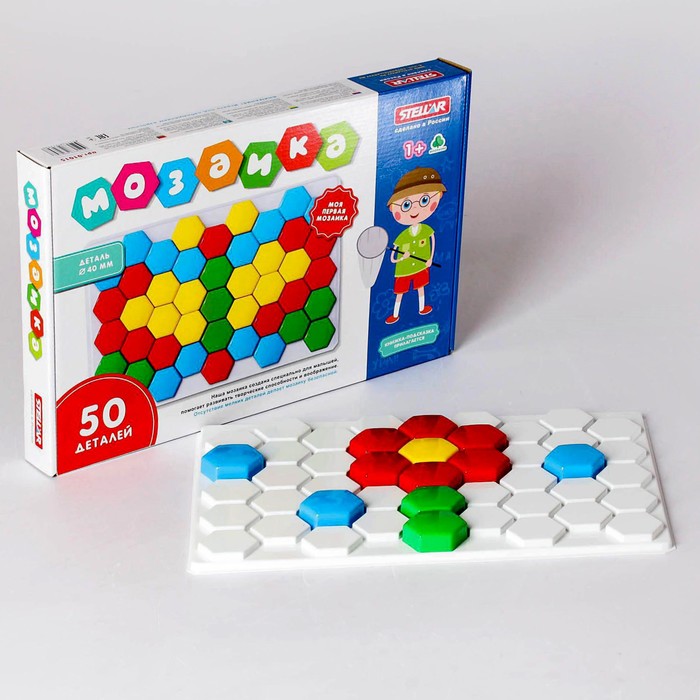 Мозаика, диаметр 40 мм, 50 шт. - Фото 1