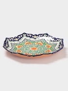 Ляган Риштанская Керамика «Цветы», 32 см, рифлёный, разноцветный - Фото 2