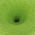 Пряжа трикотажная широкая 100м/320±30гр, ширина нити 7-8 мм (ярко-зеленый) МИКС - Фото 5