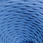 Пряжа трикотажная широкая 100м/320±30гр, ширина нити 7-9 мм (голубой) - Фото 3
