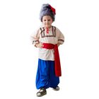 Карнавальный костюм "Казак", шапка, рубаха, пояс, шаровары, 5-7 лет, рост 122-134 см - фото 8590135
