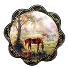 Шкатулка «Пейзаж», 16×16 см, лаковая миниатюра, микс - Фото 7