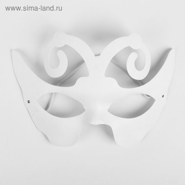Основа для творчества и декорирования - маска на резинке «Бабочка» - Фото 1