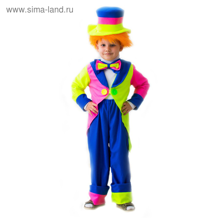 Карнавальный костюм «Клоун в шляпе», 3-5 лет, рост 104-116 см - Фото 1
