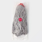 Насадка для швабры верёвочная Доляна, хлопок, 30×10×6 см, МИКС - Фото 5