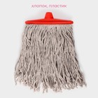 Насадка для швабры верёвочная Доляна, удлинённая насадка 21 см, хлопок, 31×21×4 см, МИКС - Фото 2