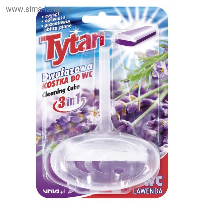 Подвесной очиститель для унитаза Tytan «Лаванда», двухфазный, 40 г - Фото 1