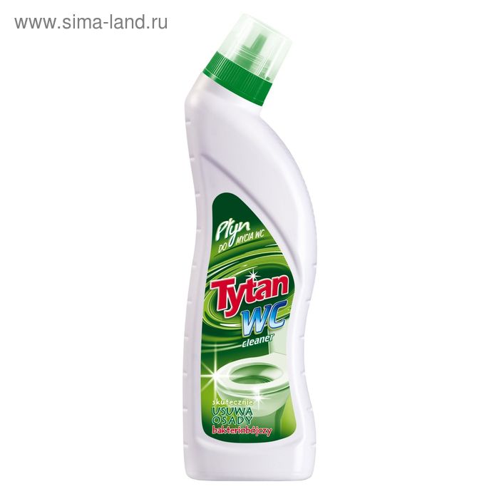 Антибактериальное моющее средство для туалета Tytan, зелёное, 700 г - Фото 1