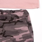 Комплект женский (футболка, брюки) «Камуфляж», цвет сиреневый, размер 42 - Фото 7