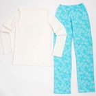 Пижама женская (джемпер, брюки) КДФ107 цвет бежевый, р-р 42 - Фото 3