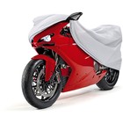 Чехол-тент для мотоциклов Sportbike 216 х 80 х 106 см, серебряный - Фото 1