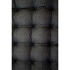 Подушка автомобильная на сиденье с наполнителем из лузги гречихи 35х35 см, чёрный - Фото 2