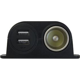 

Разветвитель на 2 USB и гнездом прикуривателя, 12/24В, 15А/3А