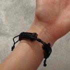 Браслет кожа «Новый день» космос, цвет чёрно-коричневый, 6 см - Фото 2