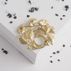 Брошь «Жар-птица», цвет белый в матовом золоте - Фото 2