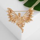 Брошь «Ангел», разноцветная в золоте - Фото 2