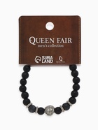 Браслет унисекс «Лава», лев, d=7 см, чёрный с серебром - Фото 5