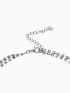 Гарнитур 2 предмета: кулон, серьги «Жаклин» дуэт, овал, цвет белый в серебре, 45 см - Фото 4