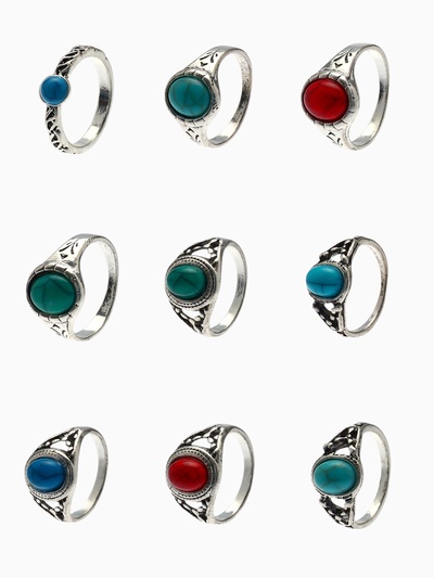 Кольцо «Натурель» Артемида, размер МИКС, цвет МИКС