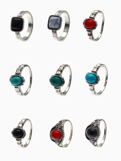 Кольцо «Натурель» Артемида, размер МИКС, цвет МИКС