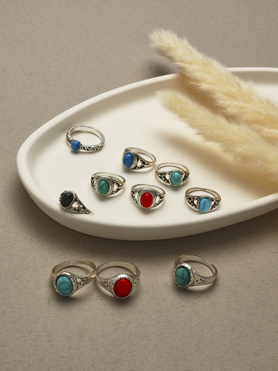 Кольцо «Натурель» Артемида, размер МИКС, цвет МИКС