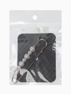 Булавка «Жемчужная дорожка», 8 см (+ - 0.5 см), белая в серебре 2521874