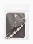 Булавка «Жемчужная дорожка», 8 см (+ - 0.5 см), белая в серебре - Фото 9