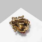 Брошь «Жучок» маленький, цветная в чернёном золоте - Фото 3