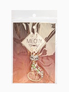 Брошь «Кошка» грациозная, цветная в золоте - Фото 7