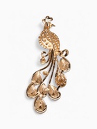 Брошь «Жар-птица» волшебная, красная в золоте - Фото 2