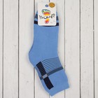 Носки детские махровые, цвет голубой, размер 20-22 - Фото 2