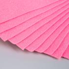 Фетр "Ярко-розовый" 1 мм (набор 10 листов) формат А4 - Фото 4