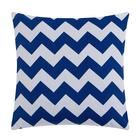 Чехол на подушку "Этель" Дарси цв.синий 43*43 см - Фото 1