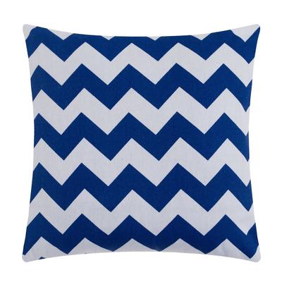 Чехол на подушку "Этель" Дарси цв.синий 43*43 см