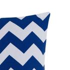 Чехол на подушку "Этель" Дарси цв.синий 43*43 см - Фото 2