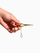 Зажим для галстука стальной «Классический» квадраты с эмалью, цвет чёрный в золоте - Фото 3