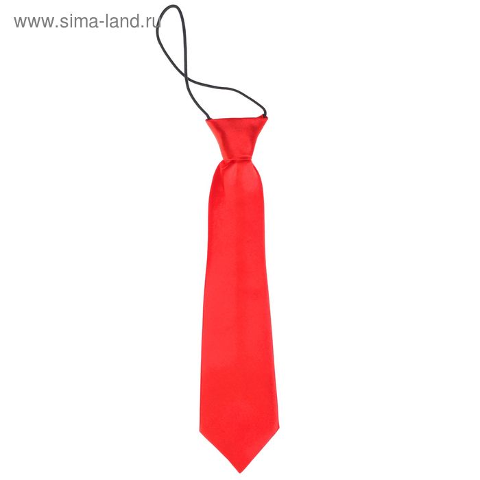 Галстук детский, красный - Фото 1