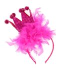 Карнавальный ободок "Корона", с перьями, цвета МИКС - Фото 1