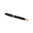 Ручка шариковая Parker Sonnet Core Matte Black GT M, корпус чёрный матовый/ золото, синие чернила (1931519) - Фото 3