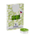 Набор чайных свечей ароматизированных «Яблоко», 6 штук  (артикул 2742355)  большой выбор товаров оптом и в розницу по низким ценам с доставкой