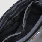 Сумка женская на молнии, 2 отдела с перегородкой, наружный карман, цвет серый - Фото 5